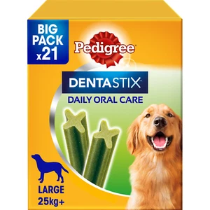 Pedigree Dentastix Fresh Large igiene orale del cane - Confezione da 21 Stick • - Foto 1 di 8