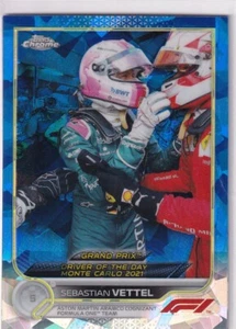 Topps 2022 Chrome Formula 1 Numéro 177 Sebastian Vettel Sapphire - Picture 1 of 2