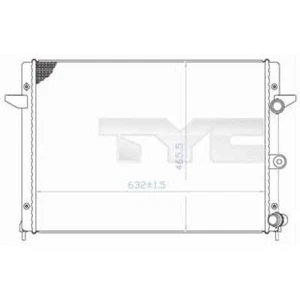 TYC Enfriador Refrigeración Del Motor Ventilador Apto para Seat Alhambra 7V8 7V9 - Imagen 1 de 1