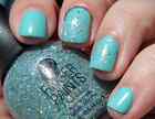 NEW FingerPaints Nail Color CRYSTAL SPRINGS - Finger Paints Blue Glitter