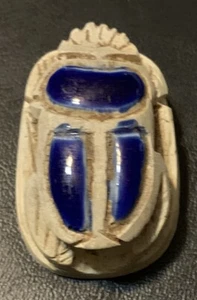UNIQUE Antique Stone Scarab Beetle Figurine of Ancient Egyptian - Picture 1 of 5