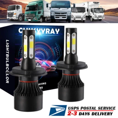 LED Headlight Light Bulbs Conversion Kit For Nissan UD 1800 2000 2300 2600 3300 - Image 1 of 4