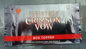 Innistrad: Carmesí Vow Box Topper SELLADO Booster Magic The Gathering - Imagen 1 de 1