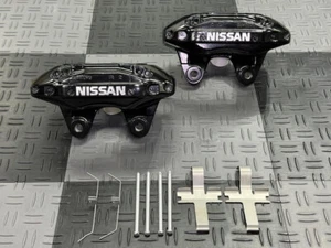 Front 4 Pot Brake Calipers For: Nissan Skyline R32 GTR BNR32 Jdm 89-94 - Picture 1 of 1