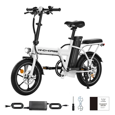 Commuter Ebike 630W All Terrain Folding Electric Bicycle Adult UL 2849 Certified - Image 1 of 4