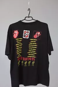 Vintage Rolling Stones 1994 1995 World Tour T-Shirt Gr. XL - Bild 1 von 5