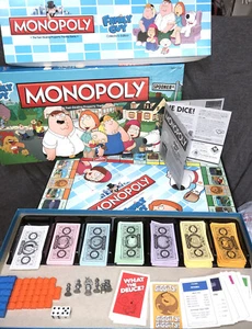 Family Guy Monopoly Game 2006 Collector's Edition with Exclusive Tokens - Picture 1 of 12