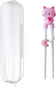 Kids Chopsticks, 1 Pair Training Chopsticks for Kids with Case, Learning Practic - Picture 1 of 6