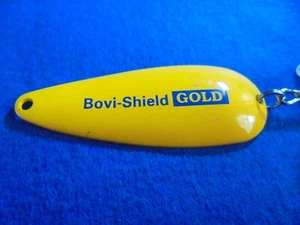 VINTAGE ADVERTISING FISHING LURE "BOVI-SHIELD GOLD"- QUITE NICE - Picture 1 of 2