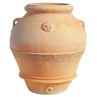 Cruse Dekorativ Terrakotta Interior Garden Design Traditional Jar Artikel H 40cm - Bild 1 von 2