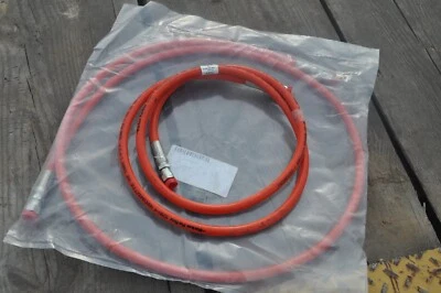 Parker Parflex Thermoplastic Hydraulic Hose Orange 1/4"ID 5000PSI 5FT 528N-4 - Image 1 of 4