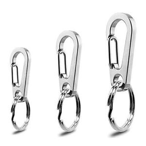 IVIA Dog Tag Clips/Multiple Size 304 Stainless Steel Quick Clip with 