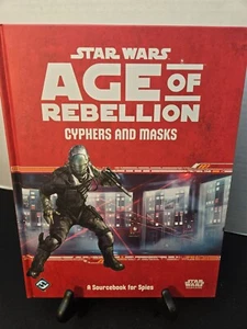 Star Wars Age of Rebellion Cyphers and Masks RPG NEW FFG Game Sourcebook Spies - Picture 1 of 7