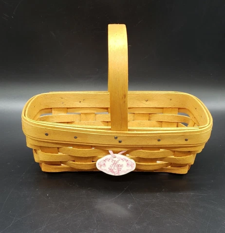 Longaberger Basket 2000 Horizon of Hope Basket With Tie On ** Cover
