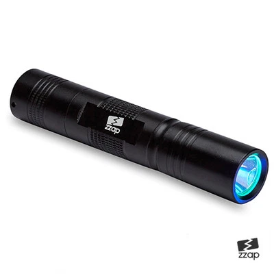ZZAP UV ULTRAVIOLET BLACKLIGHT 365NM DETECTION ALUMINIUM LED TORCH FLASHLIGHT LAMP UK