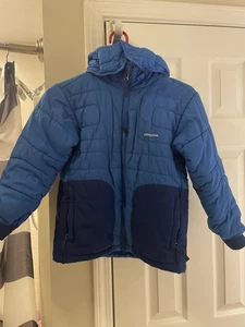Patagonia Boys Puffer Coat Hooded Size 8 - Picture 1 of 4