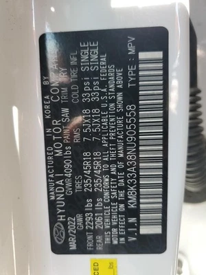 Used Windshield Wiper Motor fits: 2022 Hyundai Kona  Grade A - Image 1 of 4