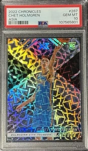 Chet Holmgren 2022 Chronicles XR Asia Refractor Rookie RC PSA Gem 10 - Picture 1 of 2