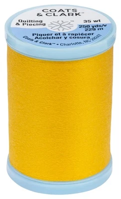 Hilo de acolchado y piezas cubierto de algodón 250 yd oro chispa Foto 1 de 2