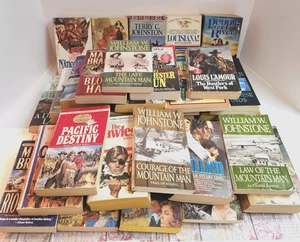 HUGE Vintage Western Lot: 44 Paperback Books- Mixed Authors - Picture 1 of 13