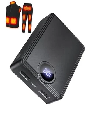 ?? ??????? Paquete de baterías de chaleco térmico, banco de energía recargable con  Foto 1 de 4