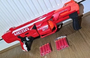 Nerf N-strike Elite Mega Rotofury Blaster con dardos - Imagen 1 de 4