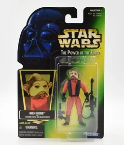 Star Wars Power of The Force (Foil) - Nien Nunb Actionfigur - Bild 1 von 2