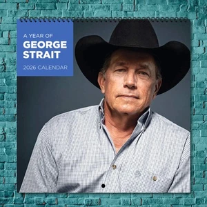 George Strait 2026 Wandkalender, 12 Monate Stern Wandkalender - Bild 1 von 4