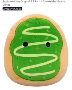 Squishmallows 7,5" Daisuke der Matcha Donut - Neu mit Etikett  - Bild 1 von 4