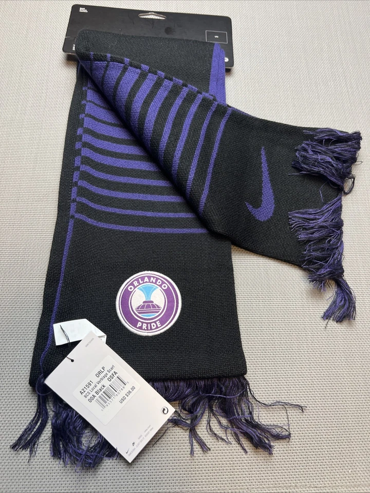 Nike Boca Jrs Sport Supporter Scarf Color Tour Yellow/bright Blue Size OSFM