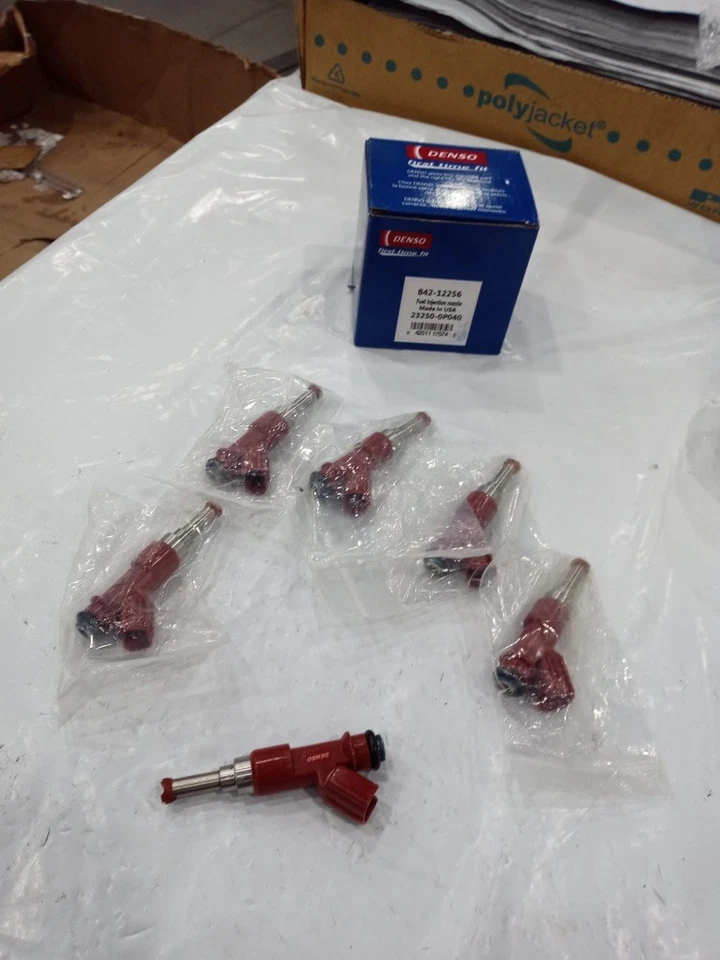 6PCS Denso 23250-0P040 Fuel Injectors For 2007-2010 Toyota Sienna Camry 3.5L - Image 1 of 4