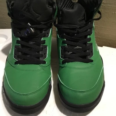Talla 13 - Zapatillas Air Jordan 5 Retro SE Oregon CK6631-307 Verde Manzana Envío Rápido Foto 1 de 4