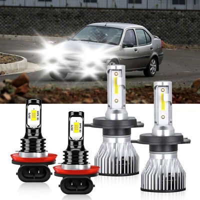 For Ford Fiesta Ikon 2011-2015 H4 9003 H11 LED Headlight+Fog Light Bulbs Combo - Image 1 of 4