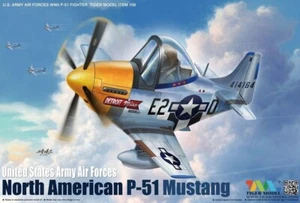Tiger 109 WWII P-51 Mustang Fighter Q Egg Flugzeug Plastik Modellbausatz ca. 1/48 - Bild 1 von 4