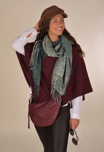 Damen Halbmond Crossbody Umhängetasche Uni abnehmbarer Schultergurt verstellbar - Bild 1 von 160