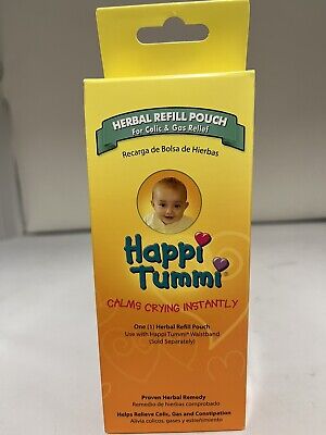 Happi Tummi Herbal Refill Pack - Relief For Infants And Babies With Colic, Gas, • 20.08$