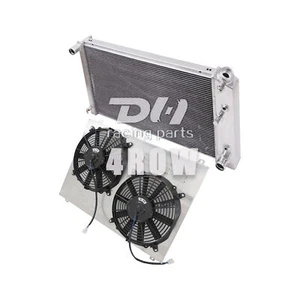 4 Row Radiator+Shroud+Fan For 1970-81 Chevy Camaro / 1978-1984 Monte Carlo V6 V8 - Picture 1 of 13