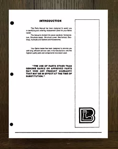 40 80 & Super 80 Mid-Mount Loaders Master Service Parts Manual Fits Barko - Picture 1 of 17