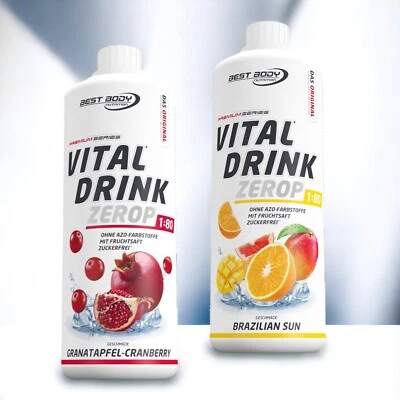Best Body Nutrition Low Carb Vital Drink  2 x 1 Ltr. Mineraldrink 12,25€/ Liter - Bild 1 von 4