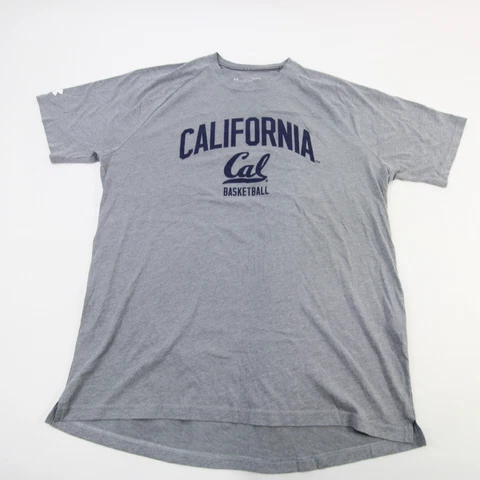 California Golden Bears Under Armour Short Sleeve Shirt Men's Gray Used Cover