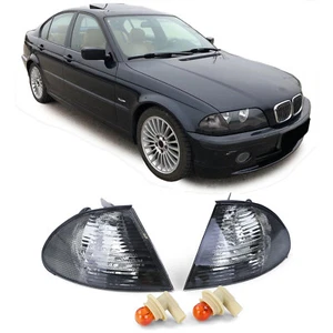Blinker Kristall schwarz passend für 3er BMW E46 Limousine Touring 98-01 - Bild 1 von 8