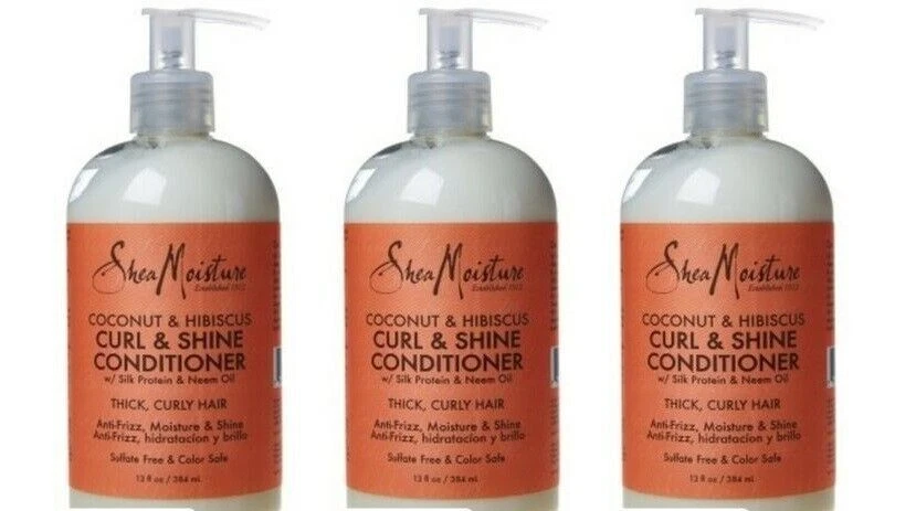 BL Shea Moisture Coconut & Hibiscus Conditioner 13 oz - THREE PACK - Image 1 of 1