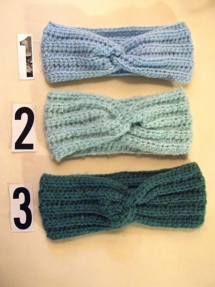One Fuzzy Warm Handmade Crochet Headband Ear Warmer - Image 1 of 1
