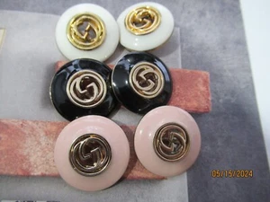 Gucci 6 Botones Tono DORADO 23mm BOTONES ESTO ES PARA 6 - Imagen 1 de 3