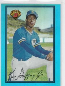KEN GRIFFEY JR. Tarjeta de novato Bowman azul RP Seattle Mariners béisbol RC HOFer! - Imagen 1 de 2