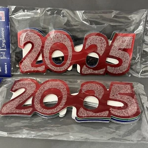 8 pares de gafas brillantes clase de 2025 graduación novedad - Imagen 1 de 4