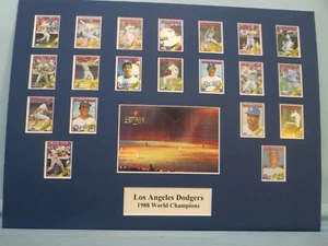 Dodgers de Los Ángeles administrados por Tom LaSorda - Campeones de la Serie Mundial 1988 - Imagen 1 de 1