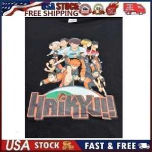 Haikyuu!! Takanobu Aone Character Tadashi Yamaguchi Anime Midriff Tshirt MED - Picture 1 of 8