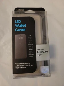 Genuine Samsung LED Wallet Cover for Samsung Galaxy S8+   Gray - Picture 1 of 2