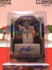2023-24 Panini Prizm Draft Picks Dereck Lively II RC Rookie Silver Prizm Auto 